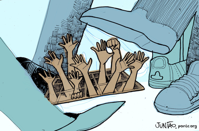 Ar-condicionado para uns, água racionada para outros