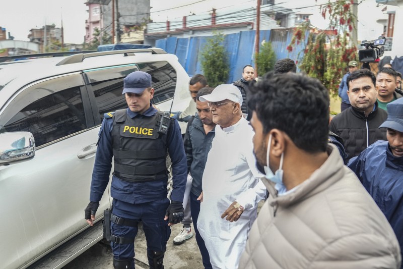 Nepal's Top Court Keeps Ex-PM Oli in Custody Amid Protest Probe