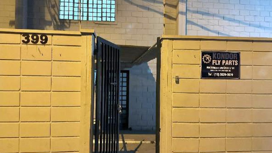 Entrada da fábrica Kondor Fly localizada na Avenida Dirceu Dias Carneiro, número 339, no Distrito Industrial de Santa Bárbara d'Oeste (SP), onde eram fabricadas clandestinamente ghost guns.