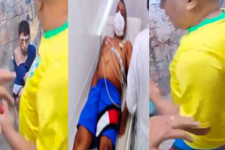 Michael da Silva, chamado de Neymar do PCC, de camiseta amarela da Seleção Brasileira, foi identificado ao participar da execução de Roberto Hipólito Rutkauskas, o Zóio de Gato, durante tribunal do crime da facção criminosa